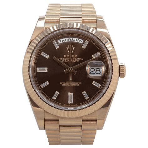 rolex oyster date rose gold|rolex day date 40 price.